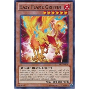 Thẻ bài Yugioh - TCG - Hazy Flame Griffin / CBLZ-EN029'