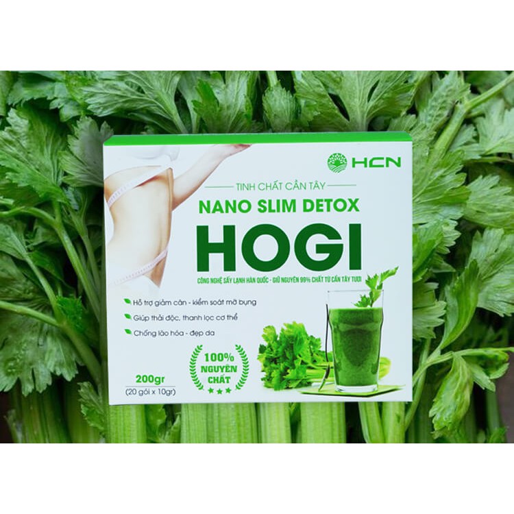 Tinh chất cần tây Nano Slim Detox Hogi hỗ trợ giảm cân, tinh chất cần tây giúp thải độc, thanh lọc cơ thể | BigBuy360 - bigbuy360.vn