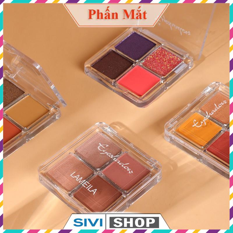 Bảng phấn mắt Lameila 4 ô màu