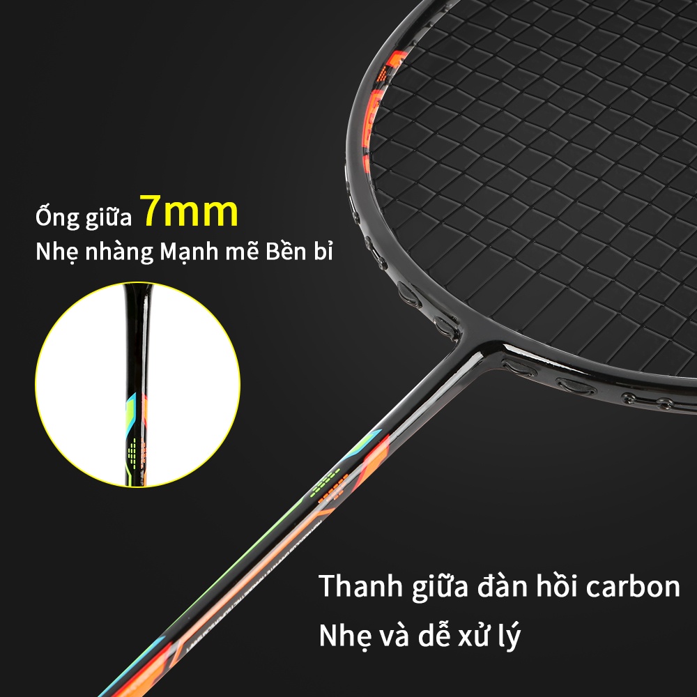 OenTwoFit 1pcs Vợt cầu lông 4U chính hãng carbon Bộ Vợt Cầu Lông Di Động Thể Thao Ngoài Trời ET001901