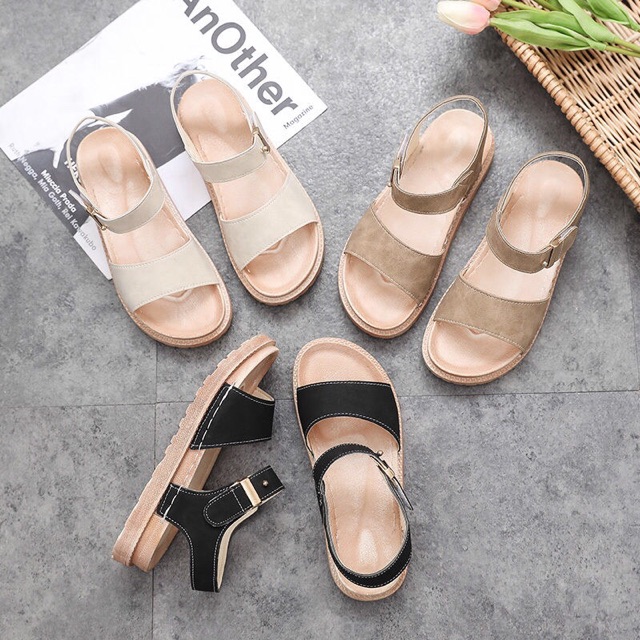 Order sandal quai hậu nữ 3 màu mẫu new 2020 bán chạy - hàng quảng châu