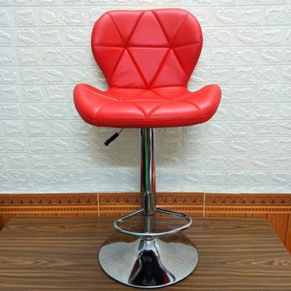 Ghế Eames bọc da tam giác chân bar