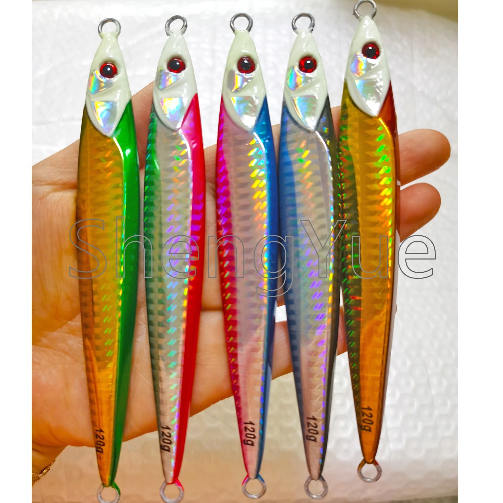 Mồi Giả Nhử Cá 120G/150g/200g Gắn Kèm Móc Câu 3D Bằng Kim Loại