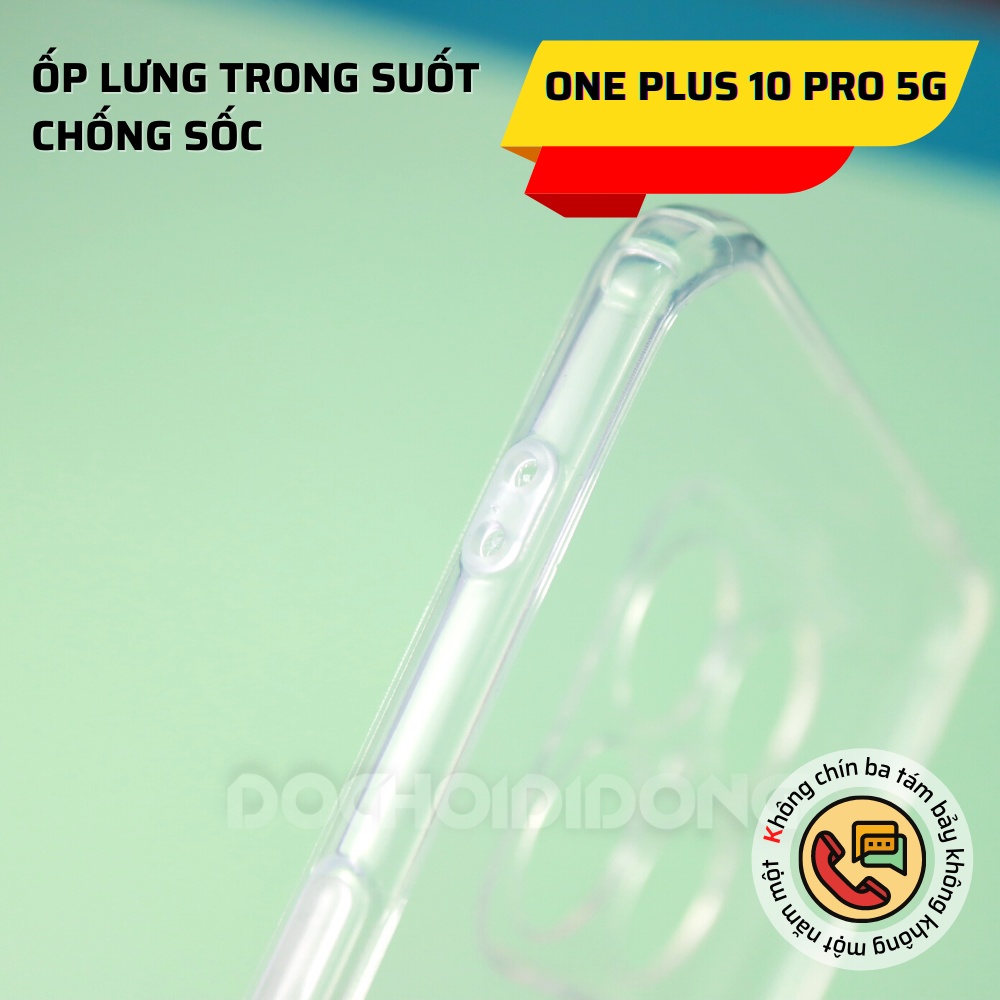 Ốp Lưng Dẻo Trong Suốt Cho Oneplus 10 Pro 5g Chống Sốc Bảo Vệ Camera