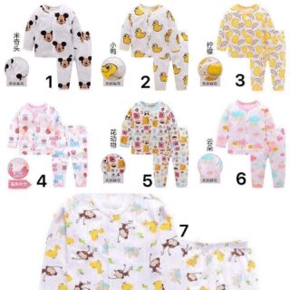 Bộ cotton giấy mêm, mặc co giãn rất đẹp. ri5; sz 1-5.size cho bé từ 8-17kg. có nhiều hình cho bé trai và bé gái. ......