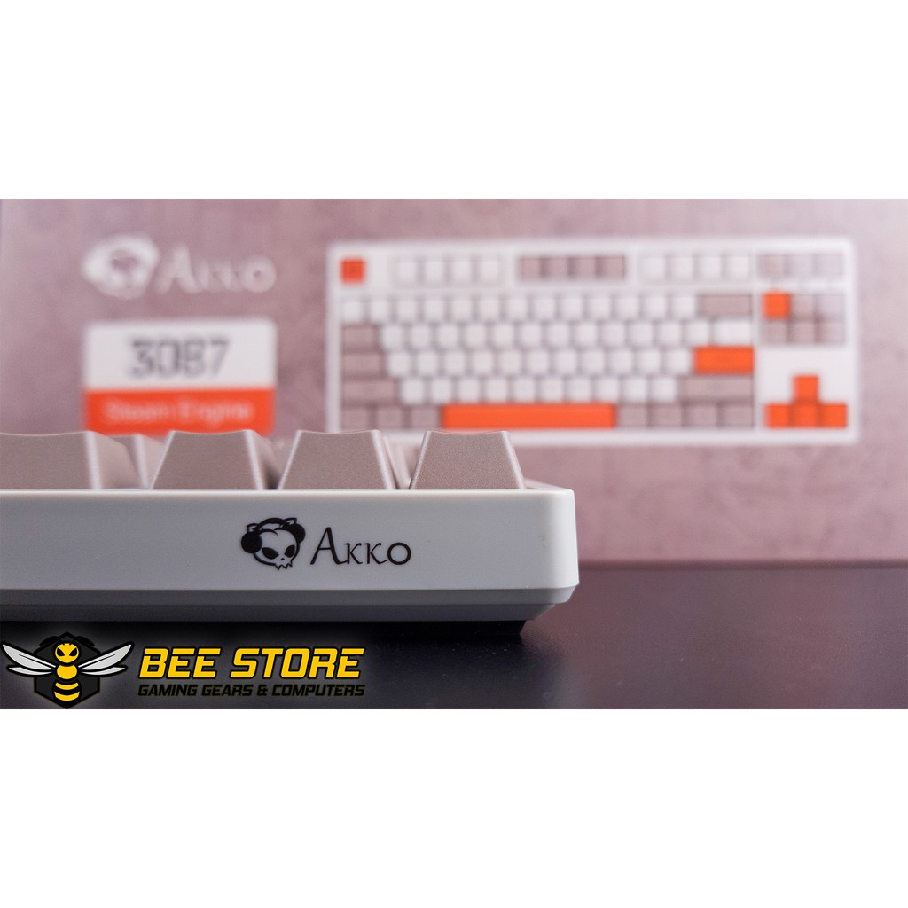Bàn phím cơ AKKO 3087 Steam Engine | Hàng chính hãng bảo hành 12 tháng