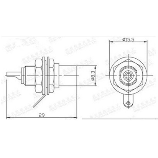 1 cặp Jack RCA Jack hoa sen kim loại mạ vàng cái 2 màu đỏ đen đệm trắng