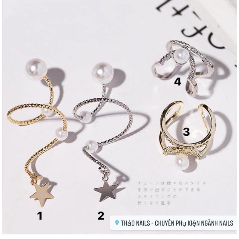 Nhẫn chụp ảnh nails - phụ kiện chụp ảnh