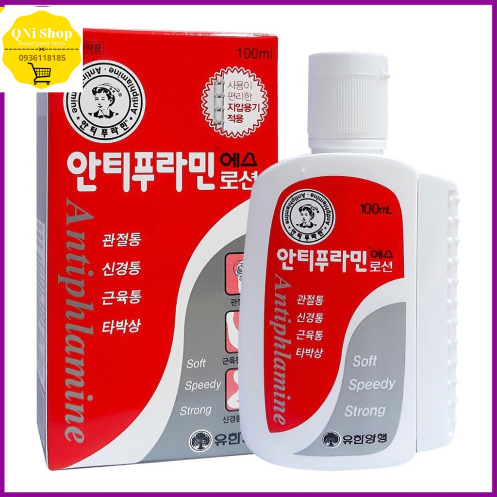 [ Chính Hãng] Dầu Nóng Xoa Bóp Hàn Quốc Antiphlamine 100ml