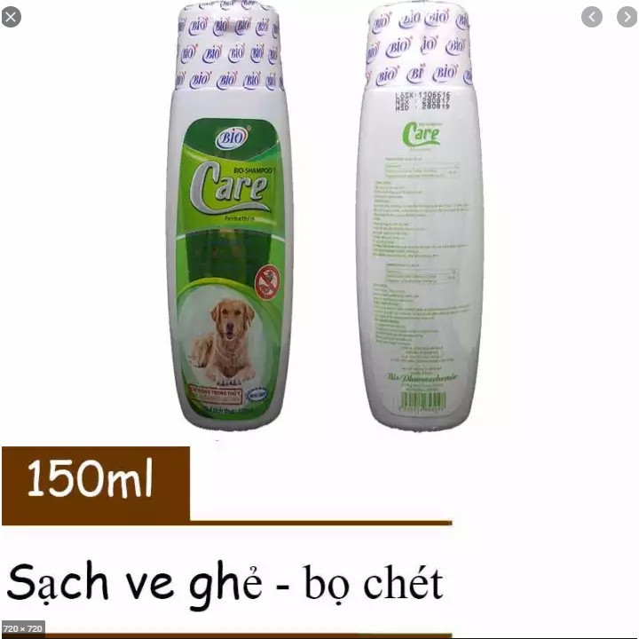 Sữa tắm chó mèo Bio Derma/ Jolie / lovely / Bio Care /  -150ml,Trị Nấm, Ghẻ, Ve Rận Bọ Chét, khử mùi, Dưỡng Lông