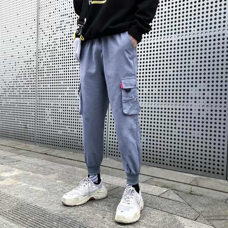 Quần jogging co giãn nhiều túi kích thước S-5XL cho nam | BigBuy360 - bigbuy360.vn