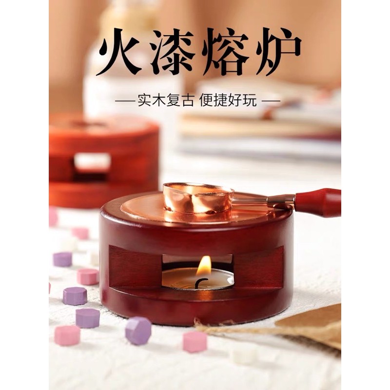 Bếp nung sáp bằng gỗ