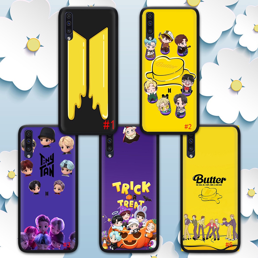 Ốp điện thoại mềm LN13 in hình BT21 BTS Butter cho Samsung J4 Core J6 Plus J2 J5 Prime J7 Pro J730 S7 Edge