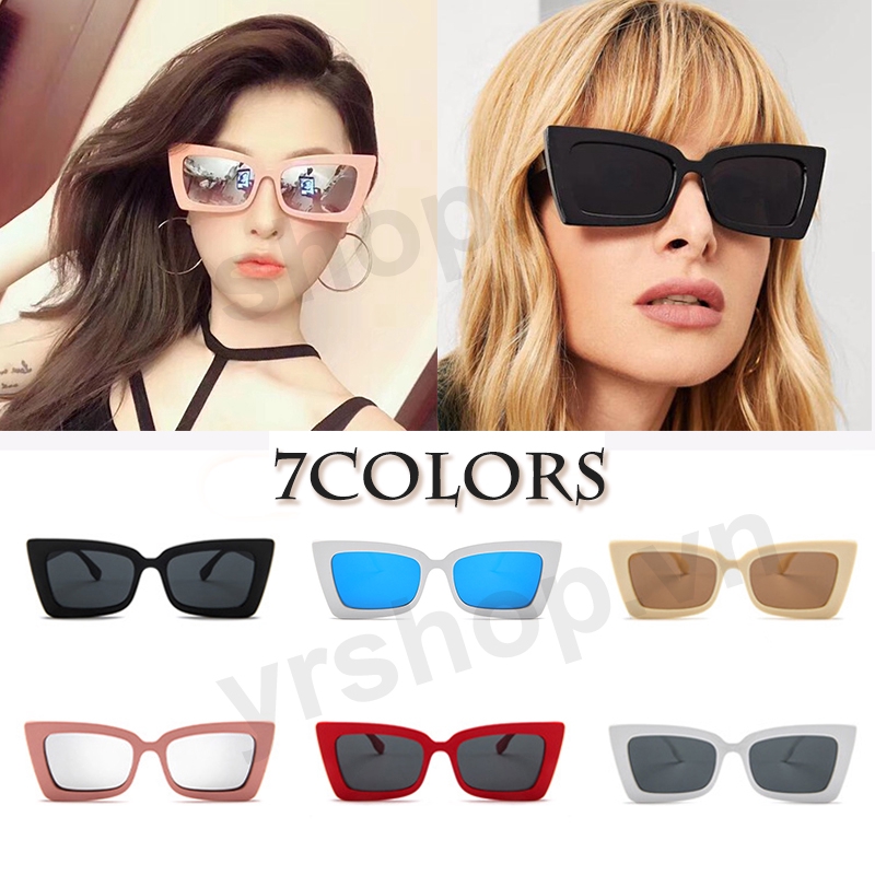 Kính mắt gọng vuông cỡ lớn phong cách cổ điển cho nam nữ