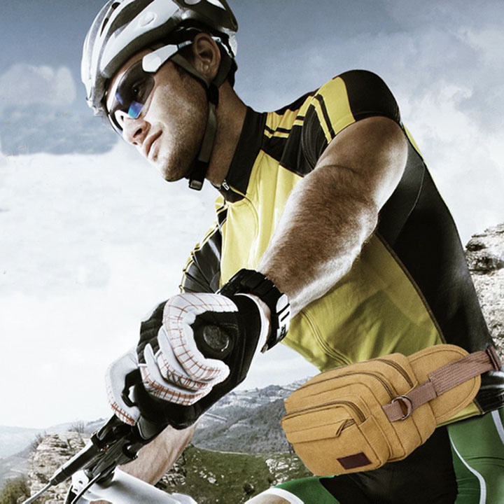 Túi đeo bụng Sport, đa năng nam trẻ trung, năng động nhiều ngăn tiện dụng