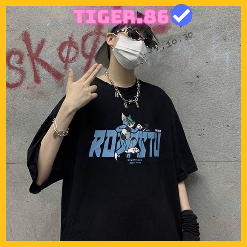 Áo thun tay lỡ form rộng unisex Tiger.86 AFR216