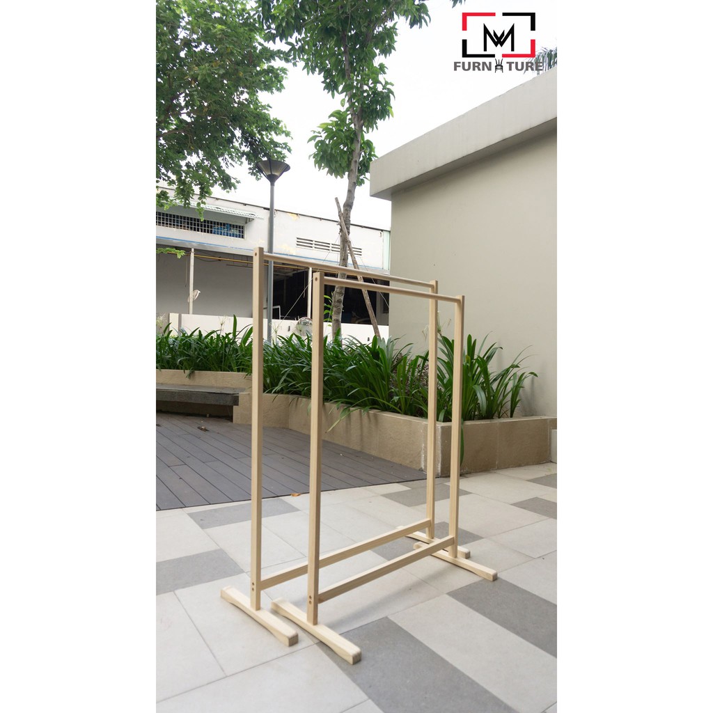 Giá treo quần áo thanh đơn size 1 mét thương hiệu MW FURNITURE - Nội thất căn hộ