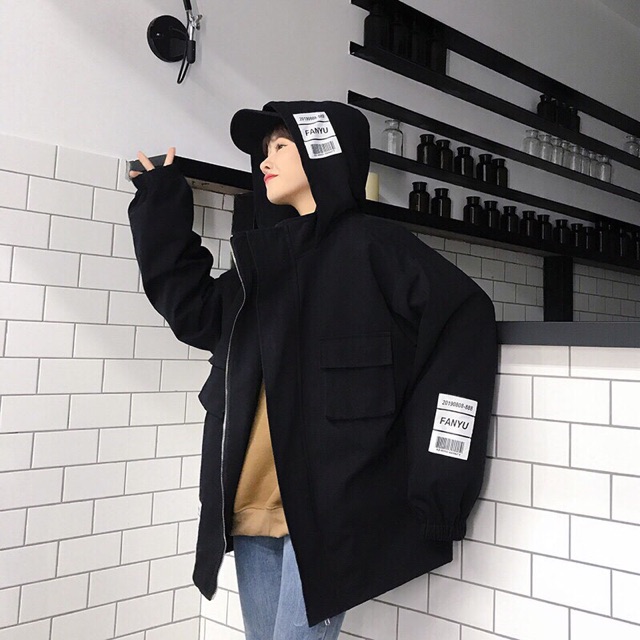 Áo khoác kaki nam nữ form rộng FANYU có ảnh thật | BigBuy360 - bigbuy360.vn