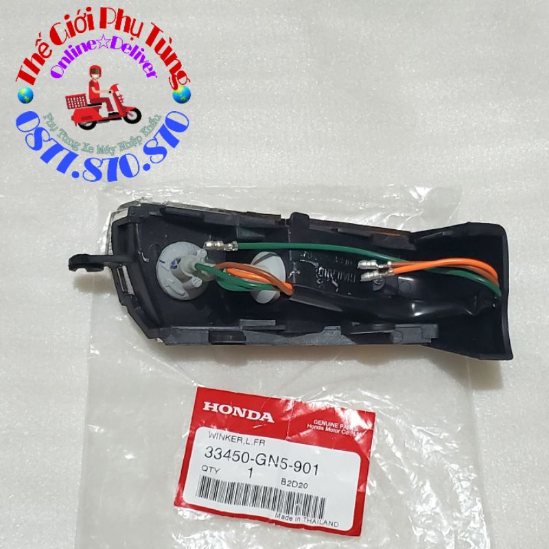 Cặp đèn xi nhan trước Dream Thái zin Thái Lan - 33400-GN5-902/ 33450-GN5-901