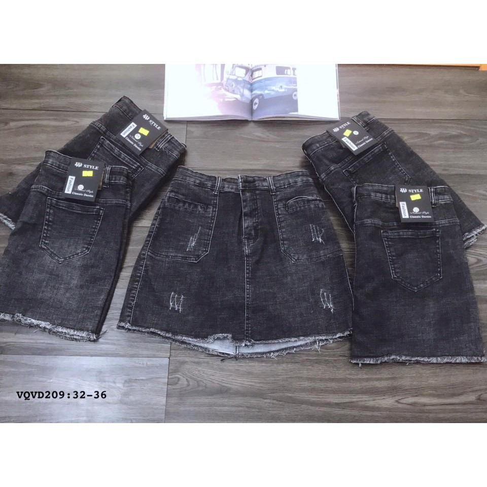 BIGSIZE Quần váy jean VQVD209 (32-36)