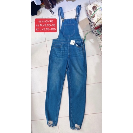 Yếm jean bigsize sneakpeak