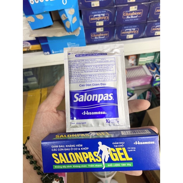 Salonpas gel 30g - salonpas miếng dán