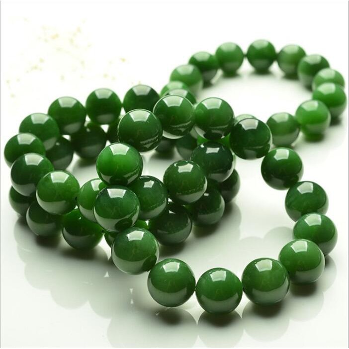 Vòng Tay Chuỗi Hạt Đá Ngọc Bích Tự Nhiên 6-16MM Dành Cho Nam Và Nữ
