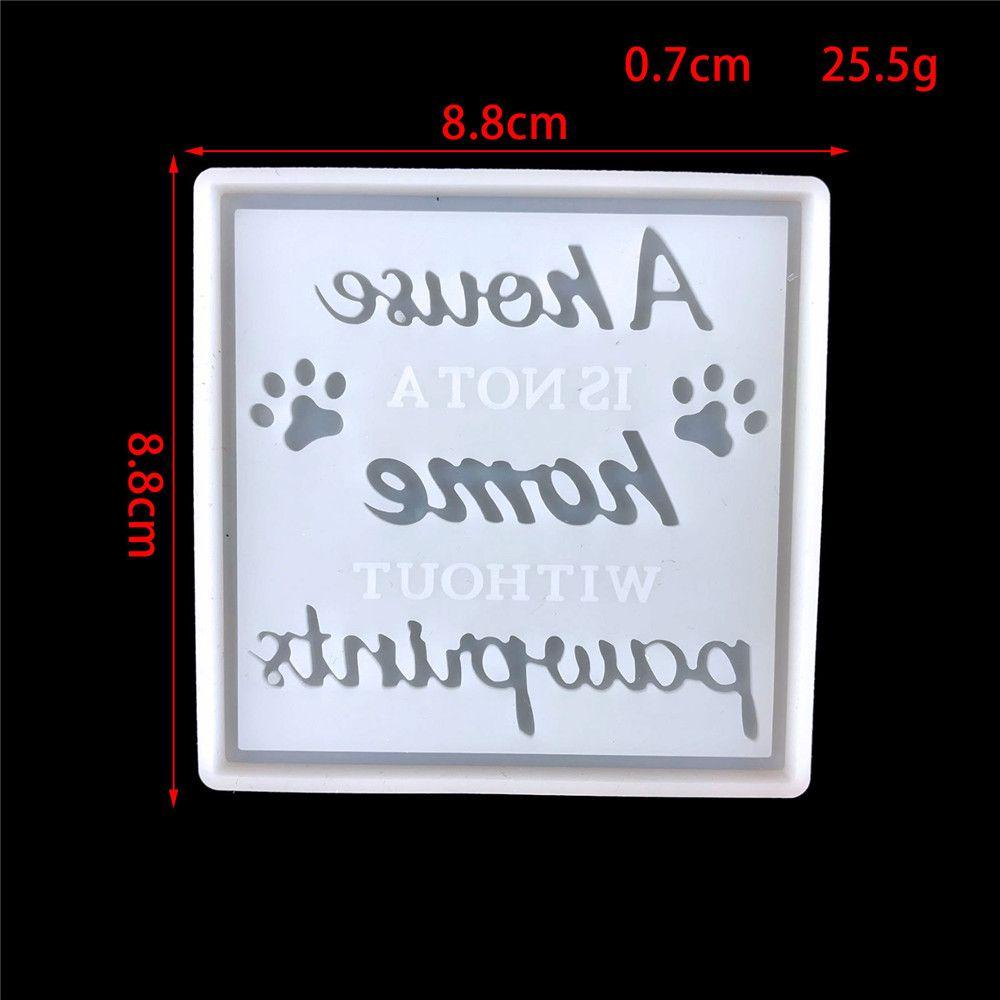Khuôn Làm Trang Sức Bằng Nhựa Resin UV Hình Ngôi Nhà Thú Cưng