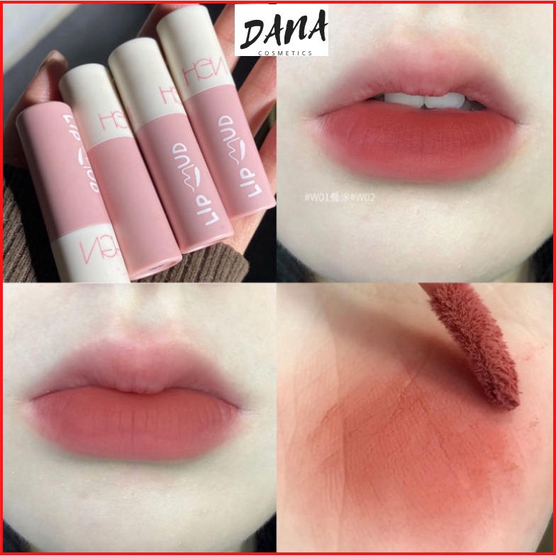 Son môi lì mịn mượt như nhung lâu trôi hỗ trợ dưỡng ẩm hiệu quả thời trang cho học sinh DANA