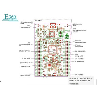 Kit STM32F407 Discovery, STM32F407VGT6