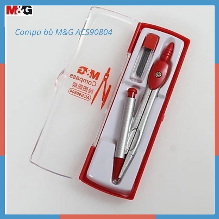 Compa sắt - Compa chì kim - Compa bộ M&G ACS90803 / ACS90804 / ACS90805 / ACS90806 / ACS90807 / ACS90808 / AC90809