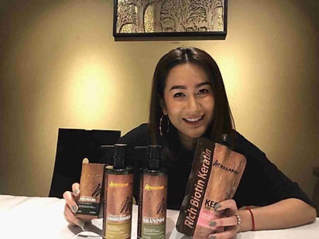 SIÊU RẺ CẶP DẦU GỘI DẦU XẢ TƠ TẰM - SIÊU PHỤC HỒI MARSARONI 800ML | BigBuy360 - bigbuy360.vn