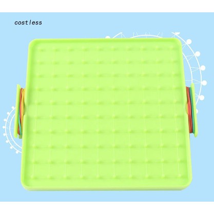 Bảng đinh/ bảng chun 2 mặt 16x16cm cho bé học tạo hình