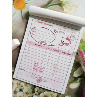 [CÓ SẴN] Hoá đơn bán hàng kitty dễ thương