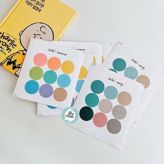 Sticker 9 dot tròn