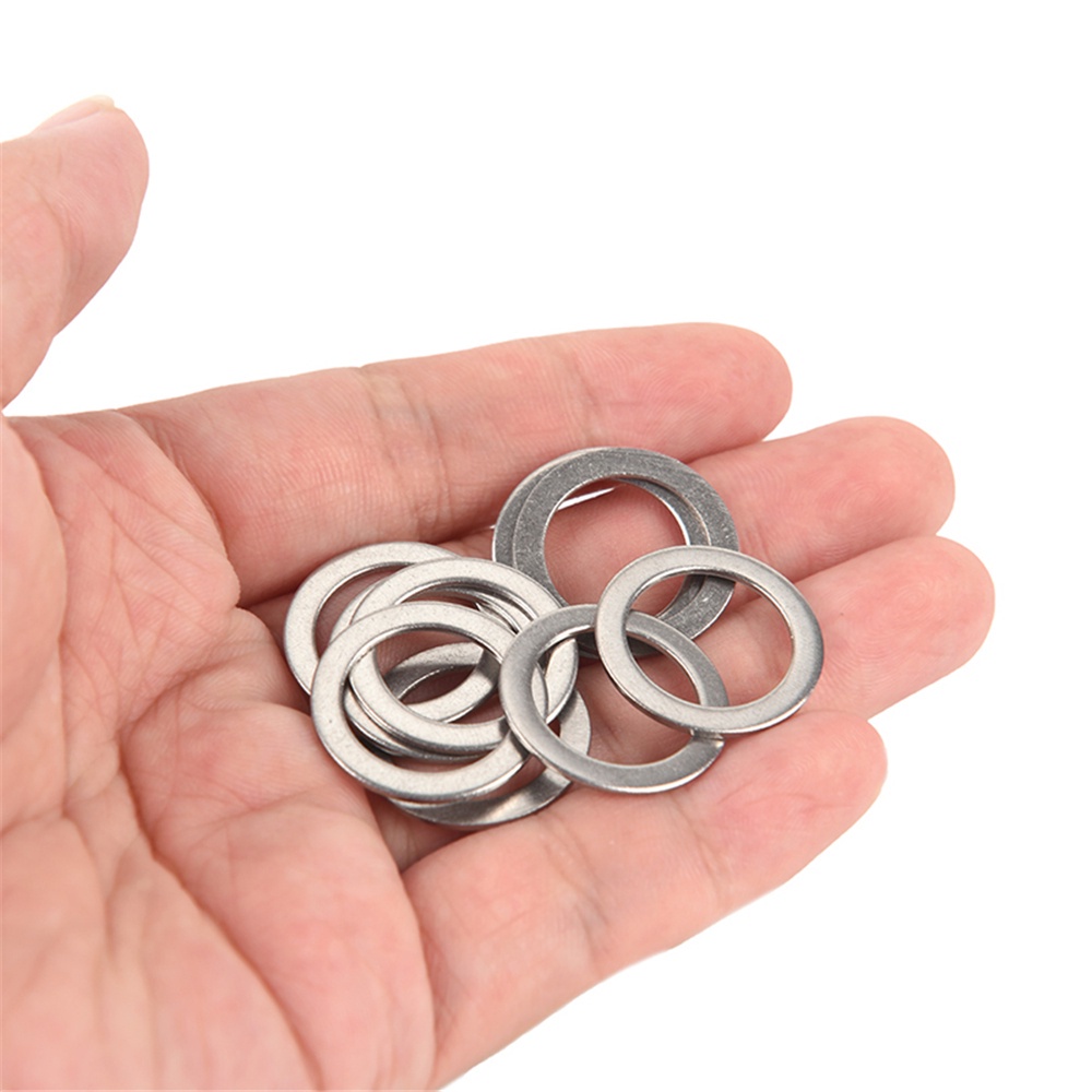 Set 10 Vòng Đệm Bảo Vệ Bàn Đạp Xe Đạp Thể Thao Bằng Thép Không Gỉ