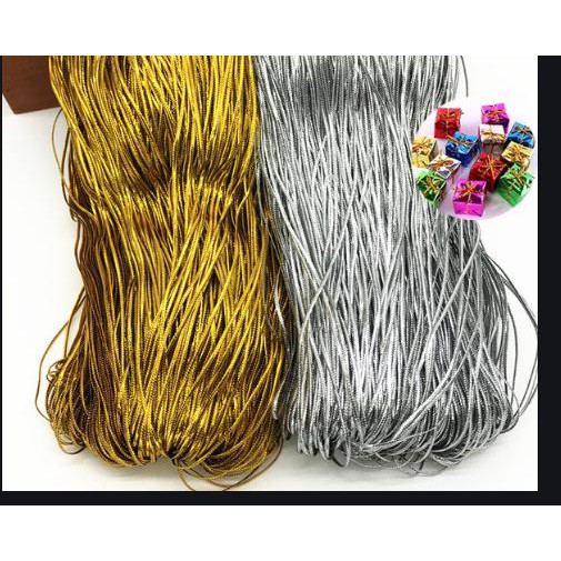 Cuộn 300met dây thun kim tuyến co giản size 0.8mm / bó 150m dây thun kim tuyến co giản size 1.2mm -1,5mm