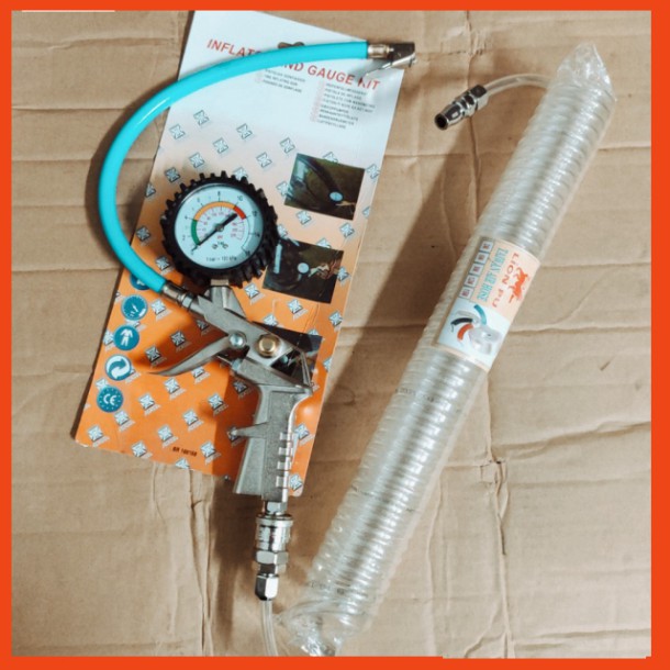 Combo dây hơi xoắn 6-9-12m + bơm đồng hồ cao cấp, Dụng cụ chuyên nghiệp
