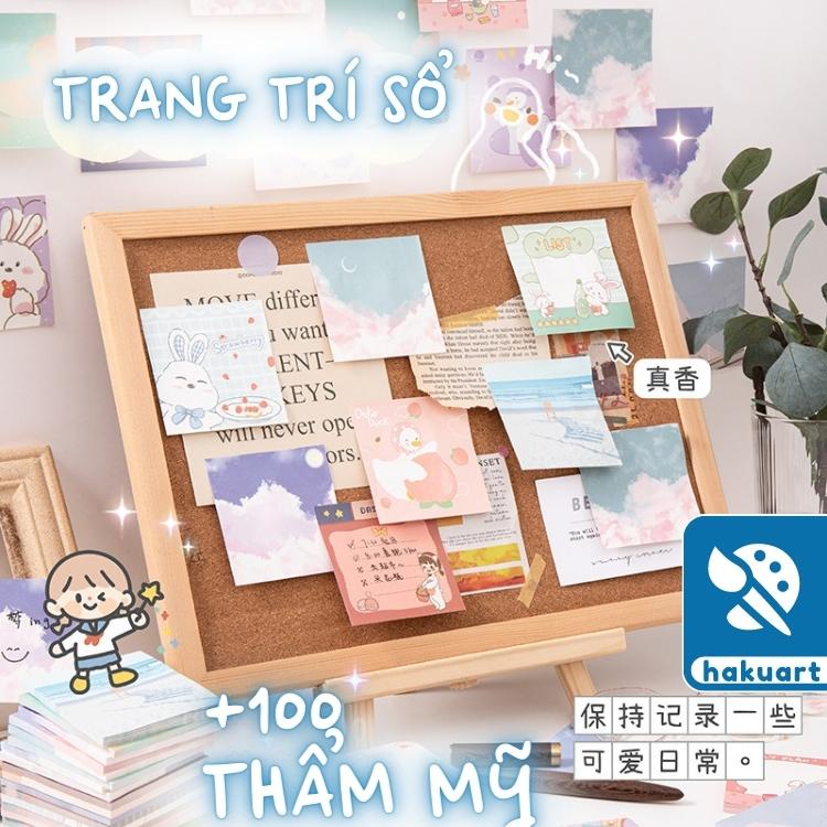 Giấy Note Ghi Chú INS Cute Vịt, Thỏ, Nhật Bản, Biển, To Do List, Daily Plan - Văn Phòng Phẩm Haku