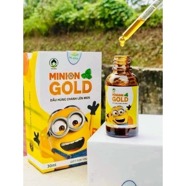 Dầu Húng Chanh Minion Gold Bé Hết Ho, Sổ Mũi Tăng Đề Kháng