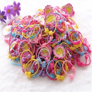 Set 50 Chun Buộc Tóc Cho Bé