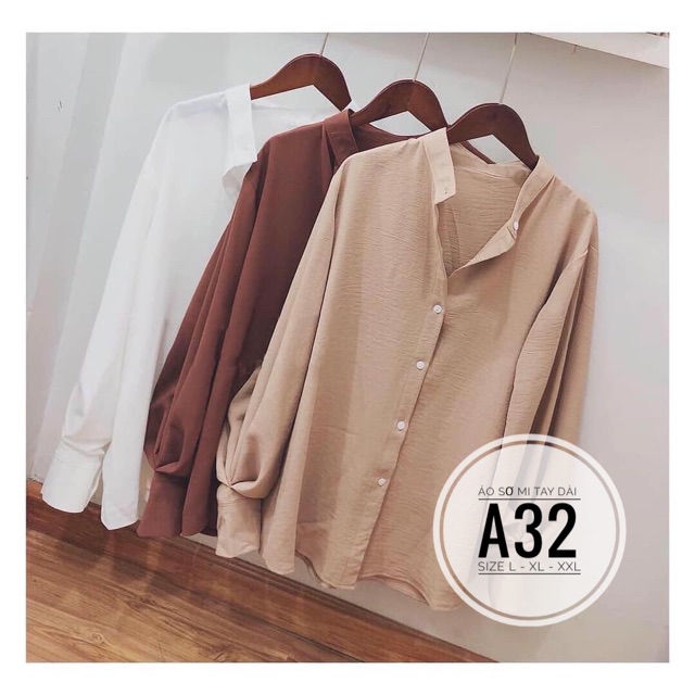 Bigsize Áo sơ mi tay dài A32
