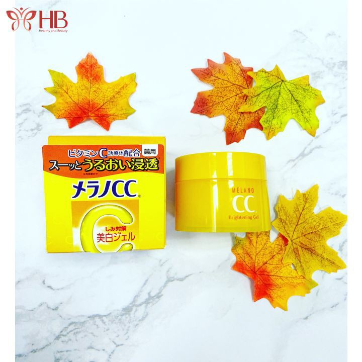 Kem dưỡng trắng da CC Melano Brightening Gel ngừa thâm nám chính hãng Nhật Bản mẫu mới nhất