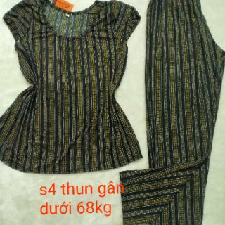 Size 4- đồ bộ dài thun gân