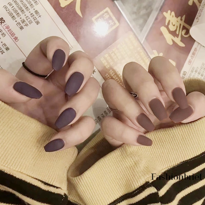 Bộ 24 Móng Tay Giả Trang Trí Xinh Xắn