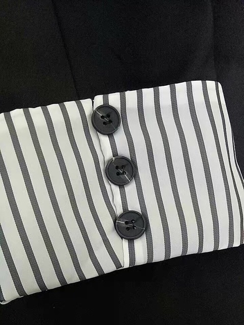 Áo Blazer/ Áo vest nữ tay kẻ phong cách hàng đẹp( kèm ảnh thật) | BigBuy360 - bigbuy360.vn