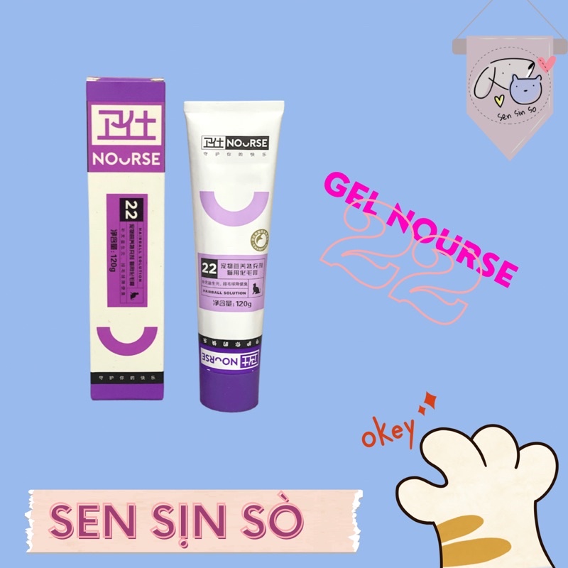 NOURSE - Viên nhai & Gel dinh dưỡng cho mèo