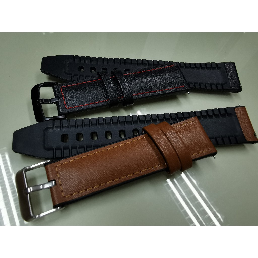 Dây đeo bằng da 22mm cho đồng hồ thông minh Garmin Venu 2/Vivoactive 4/Forerunner 745