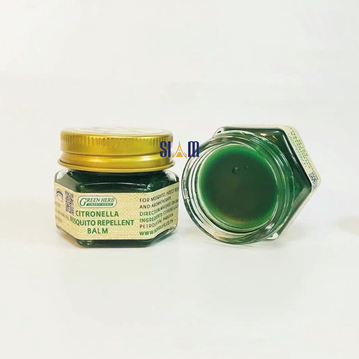 Kem Đuổi muỗi Green Herb Balm 20g Thailand