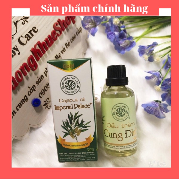 [CHÍNH HÃNG] DẦU TRÀM GIÓ DẦU TRÀM CUNG ĐÌNH GOLD 10 -50ml